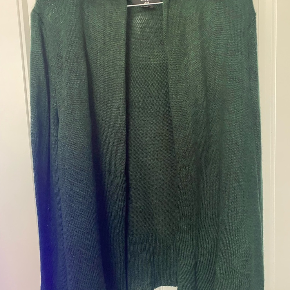 Green Knit Cardigan